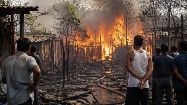 Fire Devastates Huts in Takia Kale Khan, No Casualties Reported | rtp bali slot, buffalo link slot m